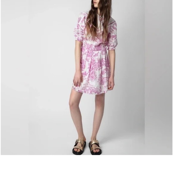 Brand New w Tags Zadig & Voltaire Rozy Mini Dress - Picture 3 of 3